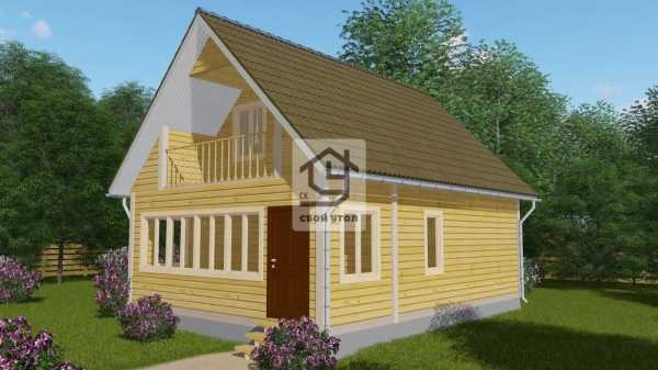 Каркасный дом 6х8 ДК-25