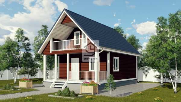 Каркасный дом 7х9 ДК-41