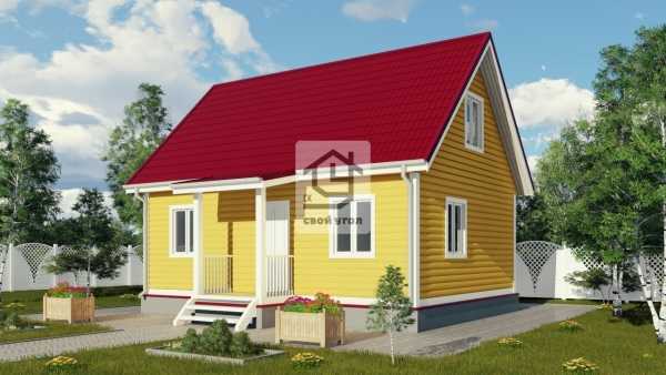 Каркасный дом 6х8 ДК-52